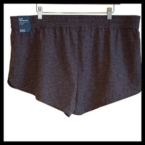 NWT DSG Men's 2XL Mid Rise Stride Run Short Black Built-In Brief 3 Inch Inseam